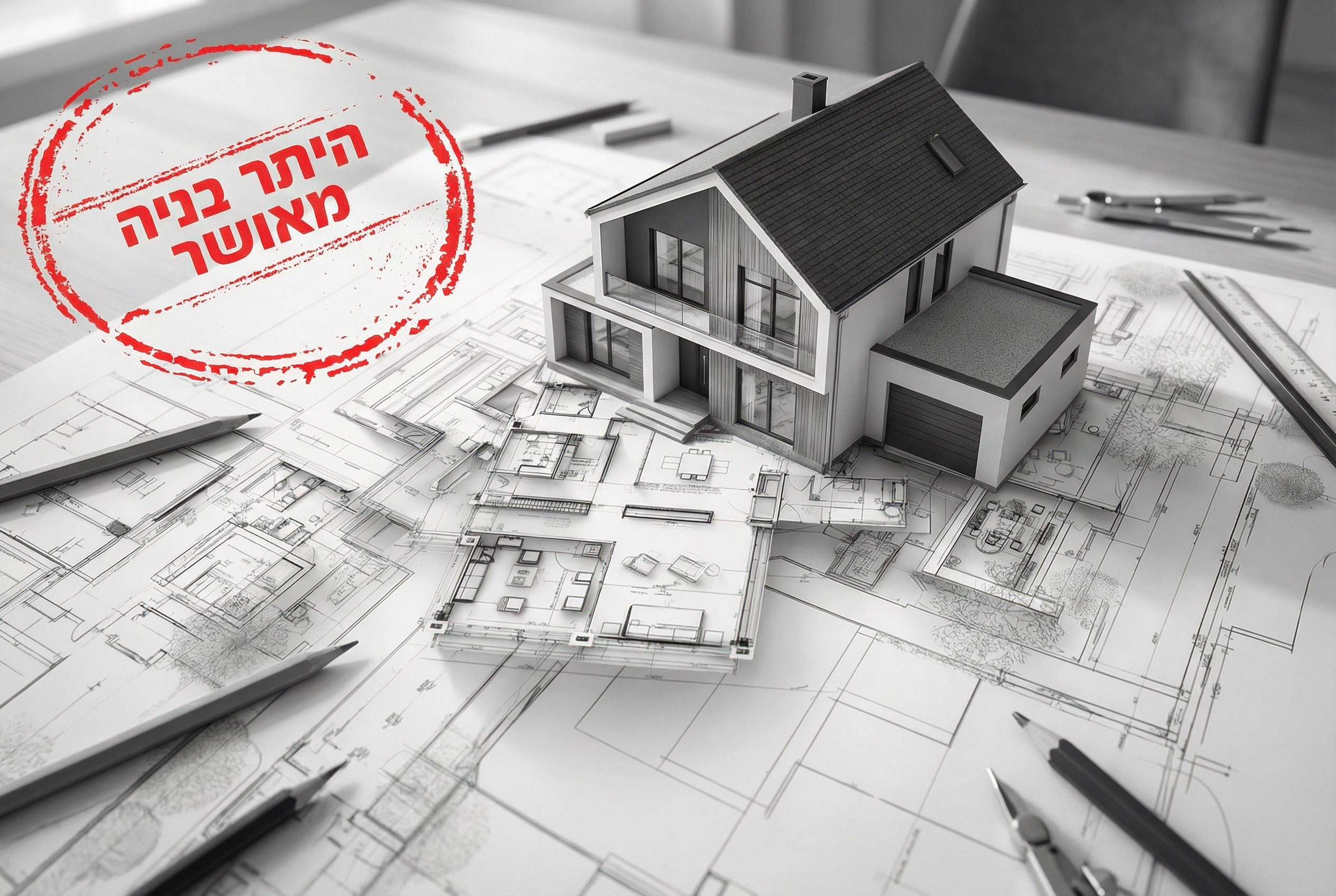 היתר בניה לבית פרטי תכנון והגשה לרשויות